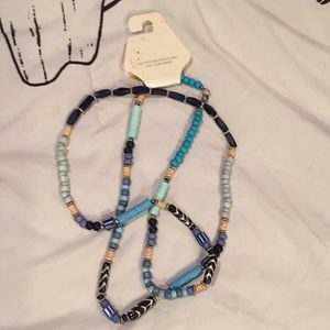 Blue necklace